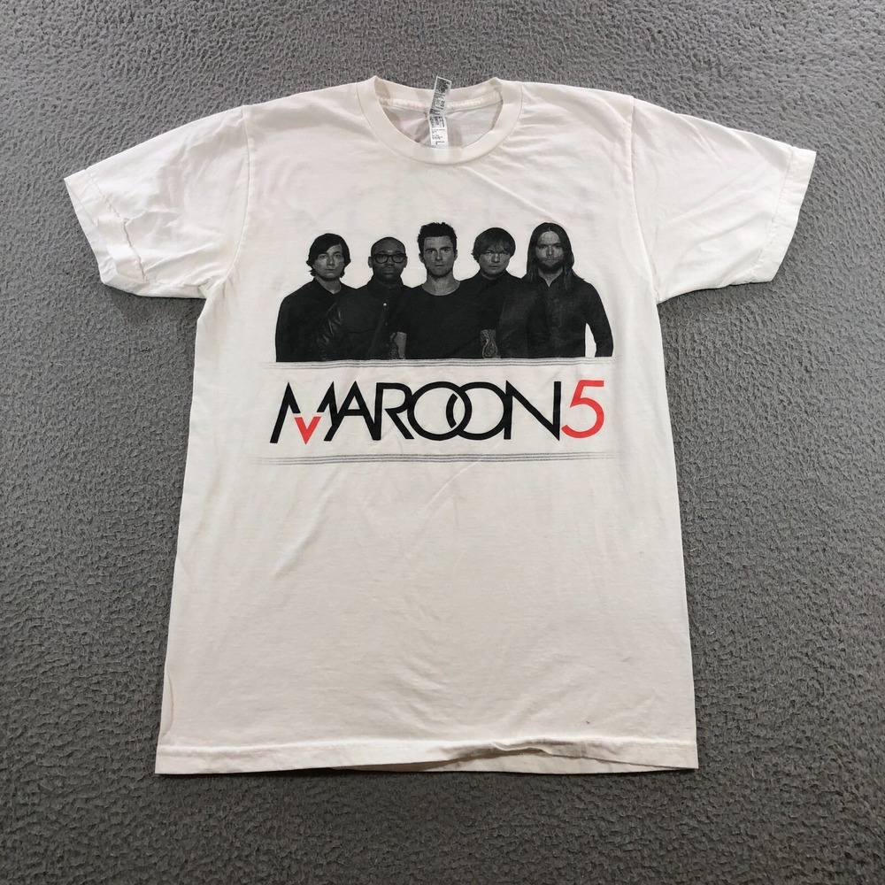 maroon5 2013 vegas tour t shirt mens S white